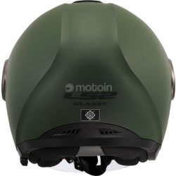 Kask otwarty Jet LS2 Classy Matt Military Green